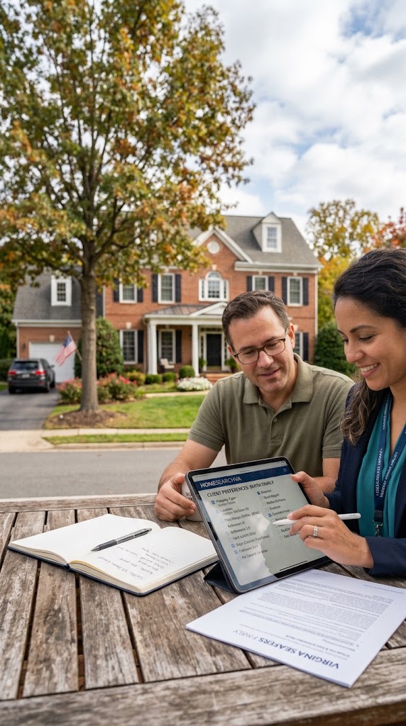 Residential home representing a personalized property search